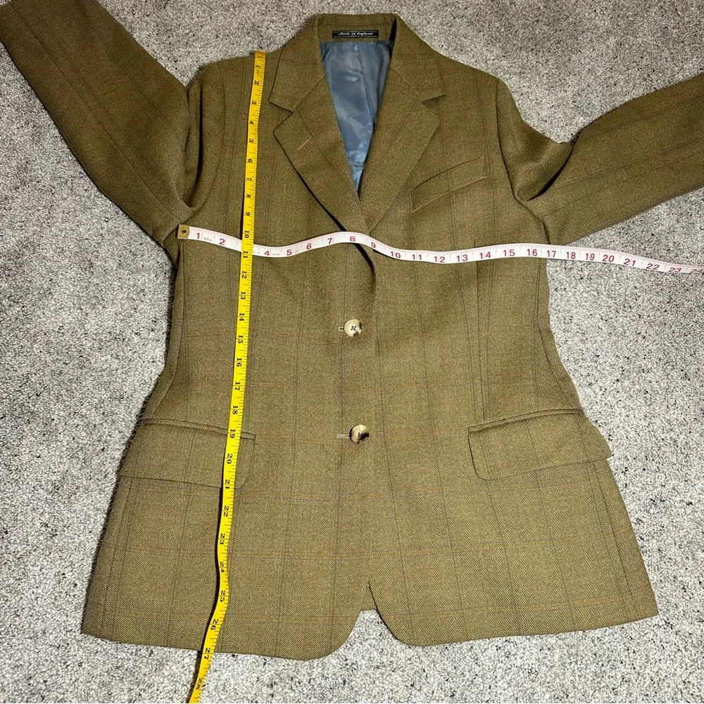 VINTAGE Turnbull & Asser Pure Wool Sport Coat - Made in England - 34R (Small)
